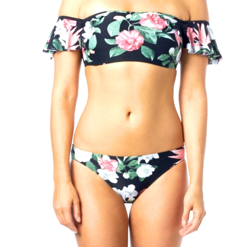 Vince Camuto floral 2 piece swimsuit